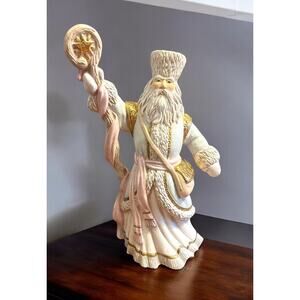 Kimple Lithuania Santa Christmas Holiday Vintage Ceramic Casting Mold Painted